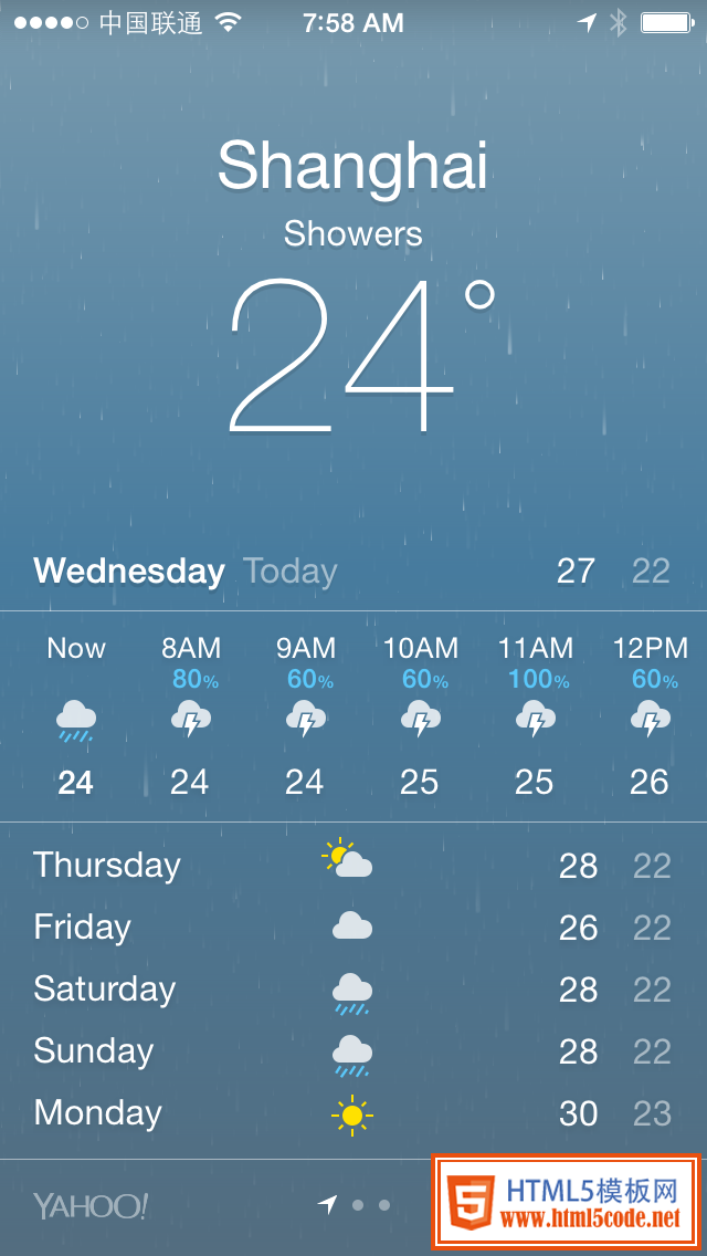 晴耕雨讀：天氣類iPhone App設(shè)計(jì)欣賞